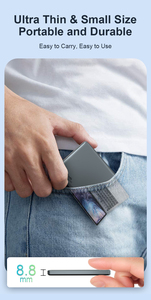 Banque d'alimentation magnétique 5000 Mah la plus fine 0.3 pouces <span class=keywords><strong>20</strong></span> watts Charge rapide Charge magnétique Charge sans fil pour téléphone intelligent Apple - Product Image 6