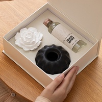 Diffuseur d'aromathérapie en céramique sans flamme, coffret cadeau, 30-60 jours, pour chambre, hôtel, parfum, amis, meilleurs amis