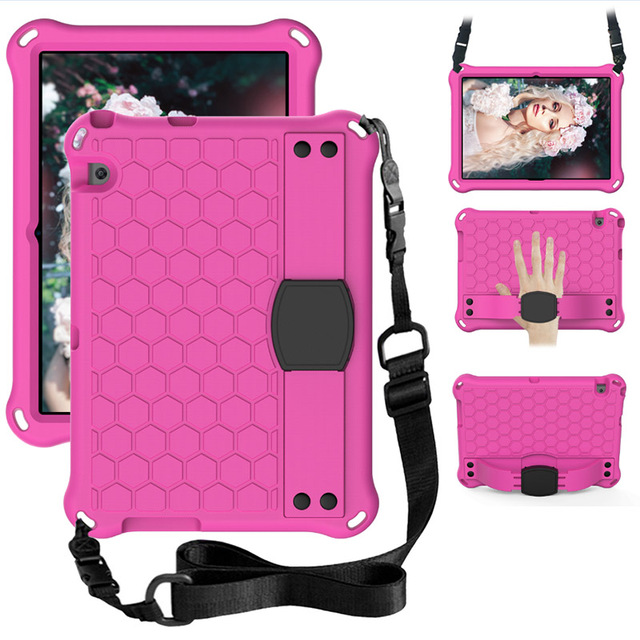 For Huawei MediaPad T3 9.6 Inch Defender EVA Rugged Kids Cover case With Handle Shoulder Strap