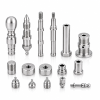 Pièces de précision en acier inoxydable usinées CNC suisses sur mesure, embout sphérique, axe fileté, bague, écrou, raccord, contrat OEM