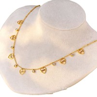 Collier pour femme en acier inoxydable, style européen et américain, collection de chaînes à motifs, perles géométriques, chaîne en bambou et fleurs