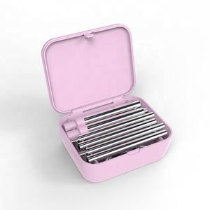 Plegable al aire libre de bolsillo plegable Ss304 Tornillo Paja Vajilla Cubiertos Juego de cubiertos - Product Image 1