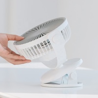 Ventilateur à pince de bureau Ventilateur portable longue endurance L'été doit avoir une batterie rechargeable Refroidissement par air Mini ventilateur Usb multifonction
