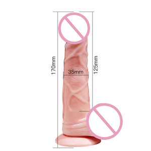 Dildo Realistico Lungo con <span class=keywords><strong>Ventosa</strong></span> Potente, Varie Misure, in Silicone Spesso e Venoso, Grande Pene Impermeabile, Giocattolo Sessuale per Adulti per Donne - Product Image 6