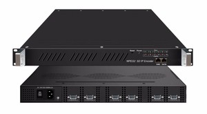 ตัวแปลงวิดีโอ MPEG-2 24-in-1ตัวเข้ารหัส AV ไปยัง IP มัลติคาสท์/ยูนิสต์สำหรับโยกย้ายข้อมูลอนาล็อกไปยังทีวีดิจิตอล - Product Image 4