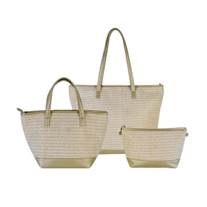 Bolso Tote de Gran Capacidad con Asa de Paja para la Playa, Verano, para Mujer, Moda Casual, Bolsos Cruzados de Hombro - Product Image 6