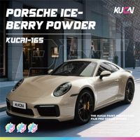 KUCAI 1,52*17 mètres Film Vinyle Adhésif Brillant PET Effet Poudre de Baies pour Carrosserie Automobile