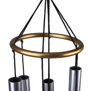 Estilo europeo 34 pulgadas jardín al aire libre decoración colgante 6 tubos de aluminio música campanas de viento regalo creativo inspirado atrapasueños - Product Image 5