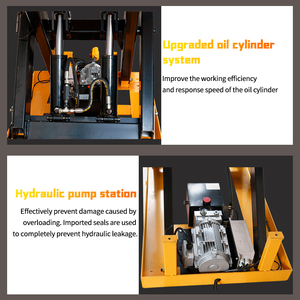 HW1001 gunting angkat listrik hidrolik Cina, meja kerja Platform alat tulis industri 1000KG 1M - Product Image 4