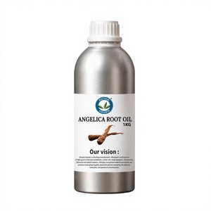 Huile Essentielle Pure de Racine d'Angélique 1 KG, Huile de Racine d'Angélique Archangelica Naturelle Distillée à la Vapeur de Qualité Cosmétique - Fournisseur en Gros - Product Image 1