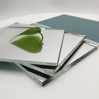 Miroir en verre flotté en aluminium à double revêtement pour la décoration de la maison