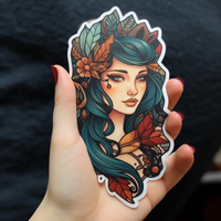 Autocollant de tatouage personnalisé pour le corps Autocollant de tatouage temporaire pour le drapeau du pays fantastique