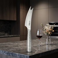 Ensemble de table à manger d'extérieur Jun Qin, plateau à fromage, couteau en acier inoxydable portable, CP-7606-1, matériau métallique durable, passe au lave-vaisselle