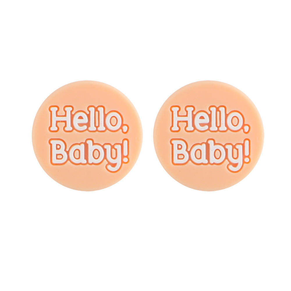 ลูกปัด SA253ลูกพีชโฟกัสสวัสดีเบบี้