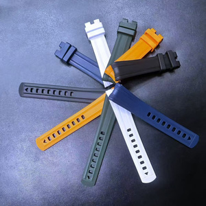 Bracelet de montre en silicone coloré, bracelet de remplacement en caoutchouc souple, réglable, style sport, accessoires de montre - Product Image 6