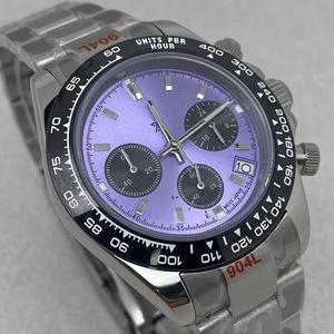 Nuevo Reloj Cronógrafo de Cuarzo para Hombre de 39 mm con Movimiento VK63 y Caja de Acero Sólido - Product Image 3