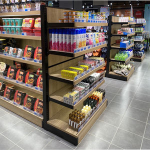 두꺼운 보드 선반 금속 전체 상점 장식 편의점 선반 소매점 캐비닛 선반 - Product Image 3