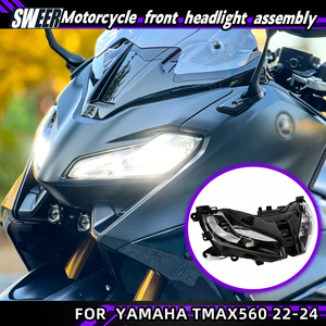 Conjunto de Faro LED para Yamaha <span class=keywords><strong>TMAX</strong></span> 560 - Faro de Motocicleta de Plástico con 4 Lentes para Reequipamiento/Actualización - Product Image 1