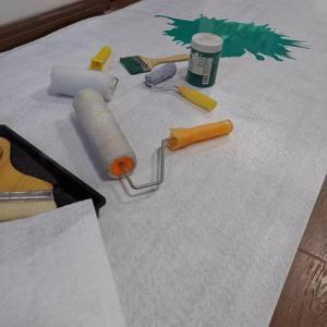 ที่มีคุณภาพสูงผ้าสักหลาดม้วนกลับ<span class=keywords><strong>เหนียว</strong></span><span class=keywords><strong>กาว</strong></span>สีขาวจิตรกรรู้สึกว่า - Product Image 2