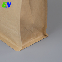 Sachet Doypack en Papier Kraft Brun Écologique 250g-1000g avec Fermeture Éclair Vierge pour Café, Thé, Noix, Snacks, Fruits, Lait, Sushi – Sécurité Assurée