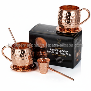 Taza de cobre puro, productos personalizados, regalo de 16 onzas - Product Image 1