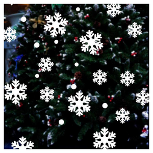 Trang Trí Nhà & Cửa Hàng Cửa Sổ Hiển Thị Bám Víu Vào Bông Tuyết Tường Decals Giáng Sinh Dán - Product Image 2