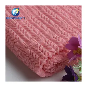 Модная жаккардовая розовая Роскошная ткань для штор для душа