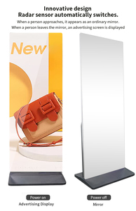 Thông minh trong nhà dọc gương Máy nghe nhạc quảng cáo với cảm ứng điện dung, tự động-độ sáng & từ xa quản lý nội dung - Product Image 5