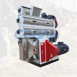 Ring Die 3-5T/H Animal Poultry Cattle <b>Chicken</b> <b>Feed</b> <b>Pellet</b> Mill Equipment for 10000 Sheep Farm Complete <b>Pellet</b> <b>Feed</b> Line - Product Image 1