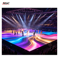 Écran LED interactif pour sol, intérieur/extérieur, affichage de carreaux LED, image vive, pour bar, club, mariage, spectacle musical, projet