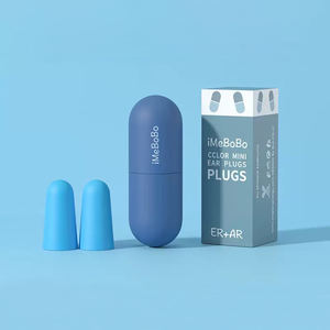 ที่อุดหูแบบไร้สาย Imebobo Sponge ป้องกันเสียงรบกวน ใช้ซ้ำได้ ปลอดภัยตามมาตรฐาน สำหรับนักเรียน ออกกำลังกาย งีบหลับ ฟังเสียง - Product Image 2