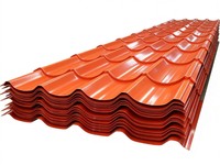 Tôle d'acier galvanisé DX52D Z140 de 800 mm de largeur pour protection contre les intempéries, tôle de toiture ondulée