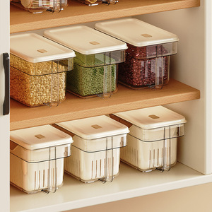 Refrigerator Storage Box With Clip On Lid Airtight Fresh Keeping For <b>Eggs</b> Fruits Vegetables - Product Image 4