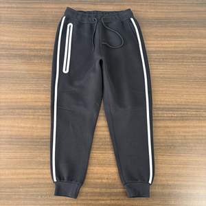 2025 Custom Logo Reflektierende Wind runner Sport Kapuzen pullover Jacke 100% Baumwolle Herbst Reiß verschluss Lose Winter Terry Anzug Hoodie - Product Image 3