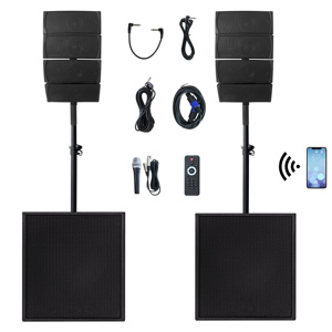 3000W 2*12" Subwoofer Professional Audio Sets BT Sound <b>Box</b> PA Speaker System Active Subwoofer+Array Line Parlant PA Speaker Syst - Product Image 1
