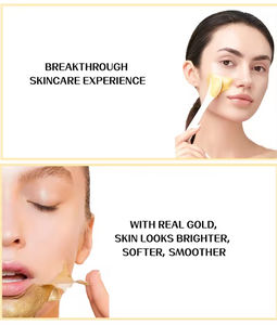 金箔ストリッピングマスク98.4% 金保湿除去黒ずみを減らす微細なストリップクリーン細孔グリセリン泥フェイスマスク用 - Product Image 4