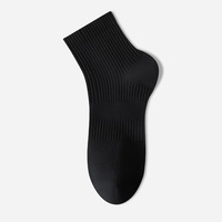 Chaussettes courtes en tricot pour femmes, couleur unie, respirantes et confortables, vente en gros