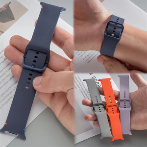 Correas Deportivas de Silicona Suave Cosidas con Conector Metálico de 20 mm y 22 mm para Reloj <span class=keywords><strong>Samsung</strong></span> <span class=keywords><strong>Galaxy</strong></span> 8, para Hombre y Mujer - Product Image 5