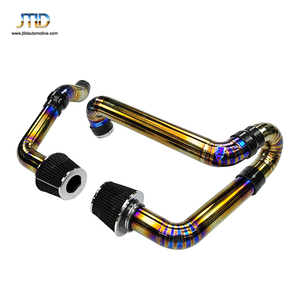 Kit <span class=keywords><strong>de</strong></span> filtro <span class=keywords><strong>de</strong></span> admisión <span class=keywords><strong>de</strong></span> <span class=keywords><strong>aire</strong></span> frío dorado <span class=keywords><strong>de</strong></span> <span class=keywords><strong>titanio</strong></span> Montaje frontal para motor BMW M3 M4 G80 G82 S58 - Product Image 6