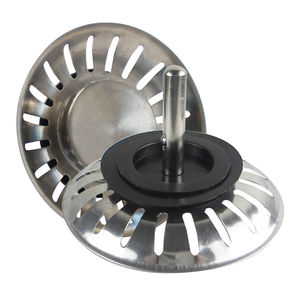 WaiiHO 001 Set di 2 Tappi per Lavello in Acciaio Inox con Scolapasta e Filtro - Product Image 2