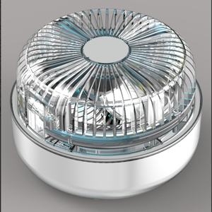 Ventilateur Socool 20000mAh USB Mini Ventilateur de Bureau Portable Lame Sans Rotation à 90 Degrés Ventilateur Électrique Refroidisseur d'Air d'Été pour la Maison et l'Hôtel - Product Image 2