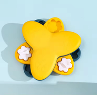 Bunnyhi YZ012 Distributeur de nourriture intelligent et éducatif pour animaux de compagnie, jouet de puzzle éco-responsable de luxe à rotation lente, accessoires pour chiens