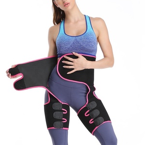 Cinturón para el sudor de las mujeres del medio <span class=keywords><strong>muslo</strong></span> de compresión del de neopreno de logotipo entrenador de cintura - Product Image 6