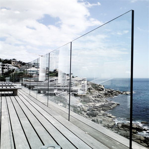 Balustrade en <span class=keywords><strong>fibre</strong></span> <span class=keywords><strong>de</strong></span> <span class=keywords><strong>verre</strong></span> pour extérieur/garde-corps en <span class=keywords><strong>verre</strong></span> sans cadre en forme <span class=keywords><strong>de</strong></span> U - Product Image 4