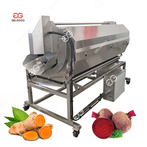 Industrial Ginger Carrot Washer Commercial Ginger Washer And <b>Peeler</b> Heavy Duty Ginger Washer And Peeling Machine - Product Image 2