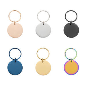 BM produsen Tag nama anjing kustom baja tahan karat kosong yang dipersonalisasi untuk Tag hewan peliharaan Laser terukir Logo Digital pencetakan Plating - Product Image 5