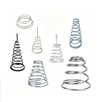 Ressorts coniques en acier inoxydable 304 sur mesure, haute élasticité, anti-corrosion, durables, pour la décoration artisanale de Noël