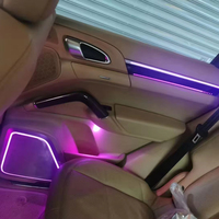 Panneau décoratif à LED pour Porsche Cayenne 2010-2017 Accessoire d'éclairage intérieur automobile