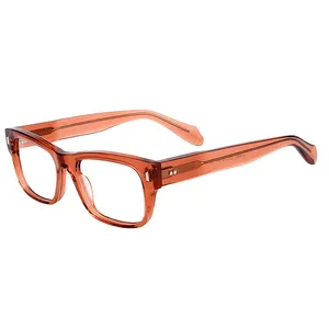 2024新款时尚大胆高品质方形醋酸纤维眼镜眼镜架眼镜批发男女眼镜