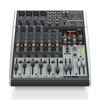 Console analogique Behringer Xenyx X1204 USB, 12 entrées avec processeur multi-effets 24 bits et système d'interface USB et audio, équipement musical